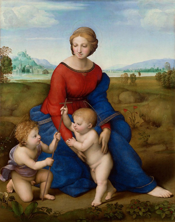 Great Works of Western Art - Madonna in the Meadow